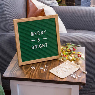 Green Felt Letter Board
