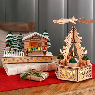 Lighted Alpine Carousel
